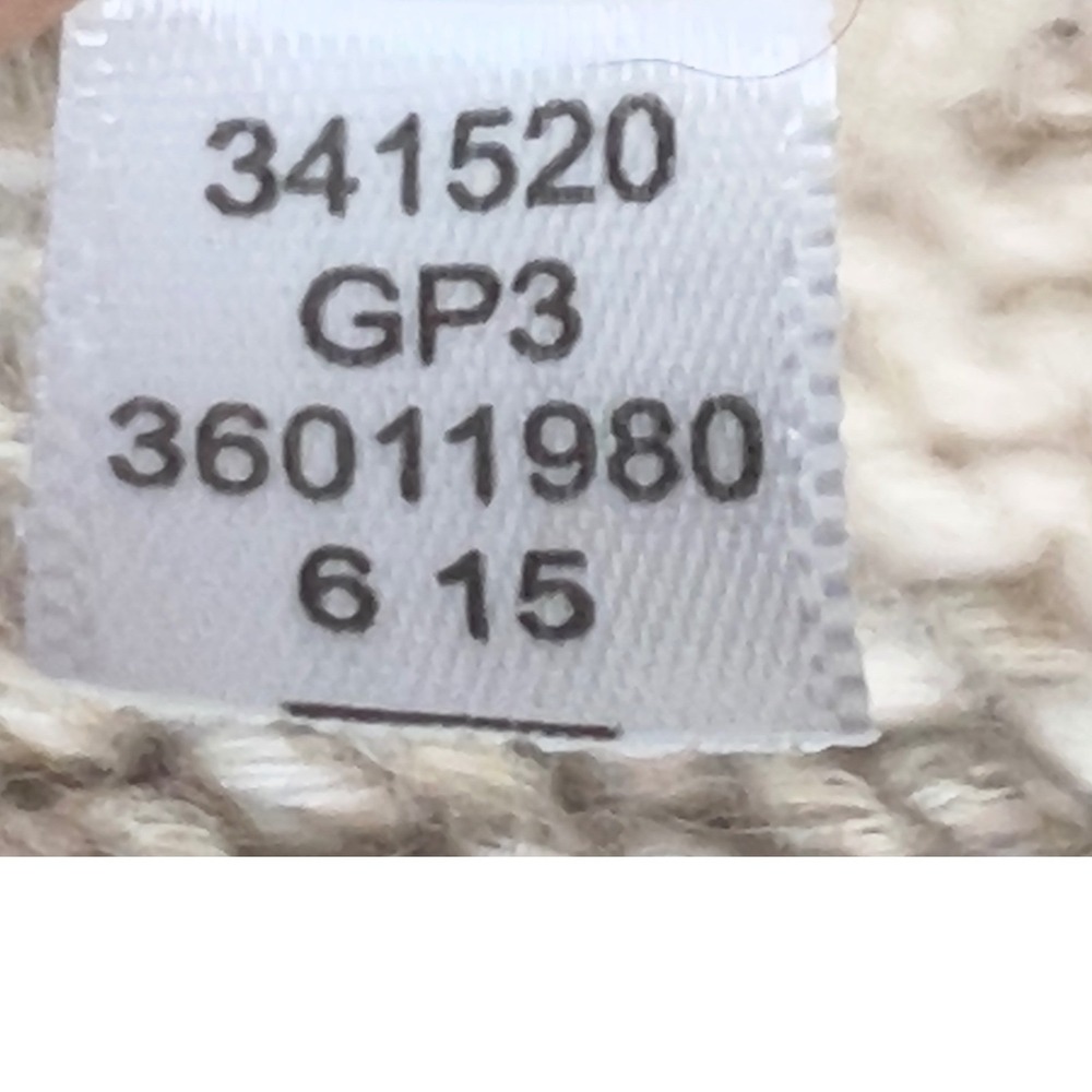 Victoria's Secret Pink Popcorn Stitch Sweater Women Large Cream Stripe Pocket - Picture 13 of 14